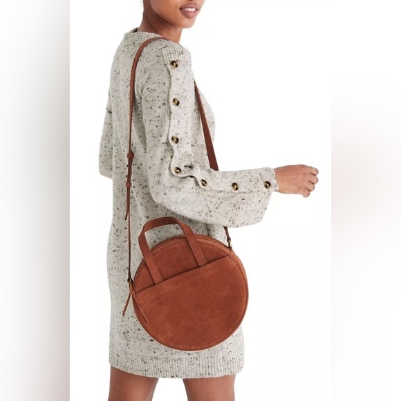 Madewell Donegal button sleeve sweater dress - size medium - Picture 2 of 9